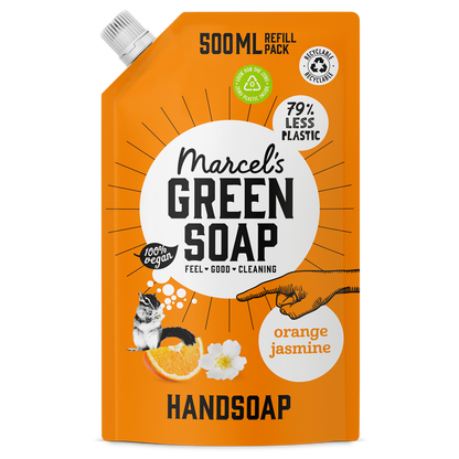 Handzeep Refill Sinaasappel & Jasmijn