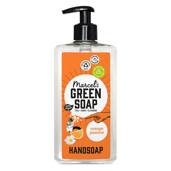 Handseife Orange & Jasmin - Flüssig - 500 ml – Marcel's Green Soap