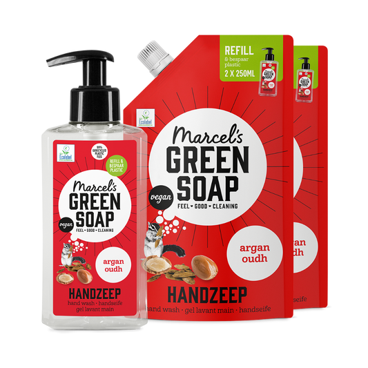 Handzeep Navulbundel Argan & Oudh