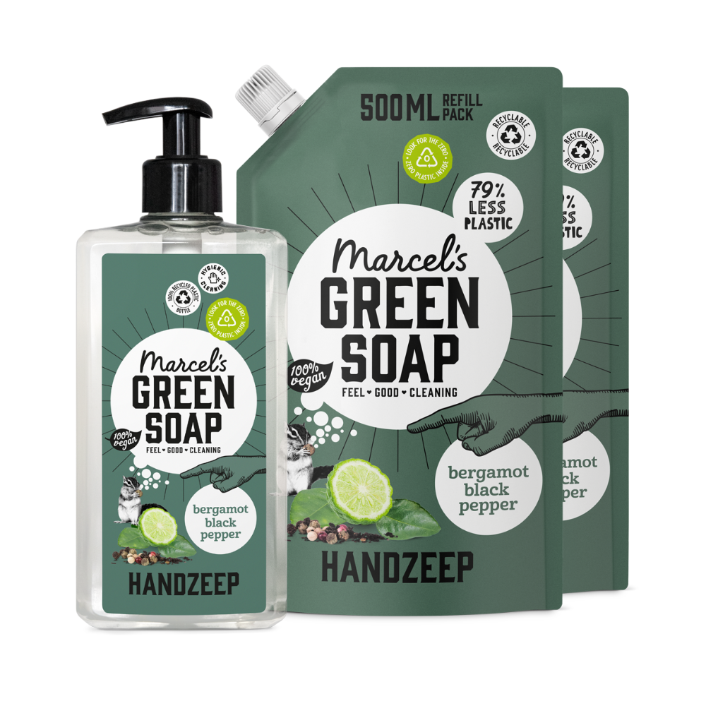 Hand Soap Refill Bundle Bergamot & Black Pepper