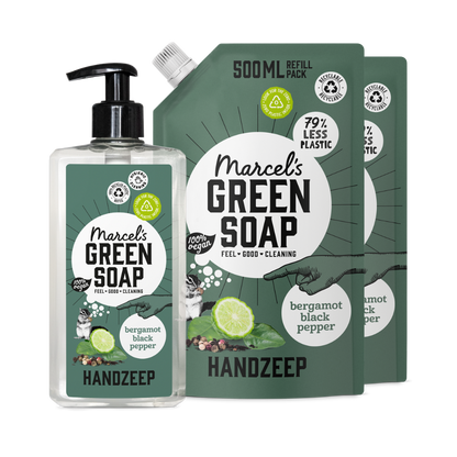 Hand Soap Refill Bundle Bergamot & Black Pepper