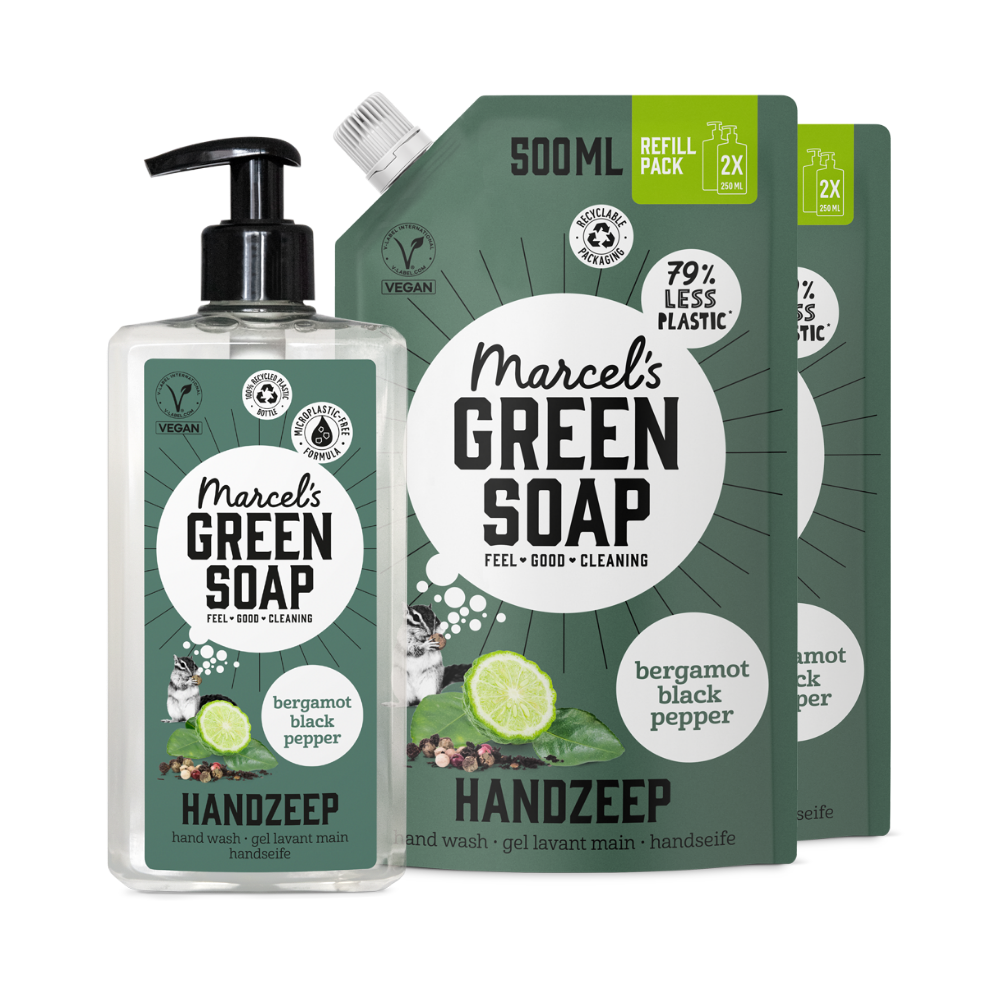 Hand Soap Refill Bundle Bergamot & Black Pepper