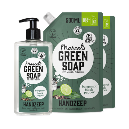 Hand Soap Refill Bundle Bergamot & Black Pepper