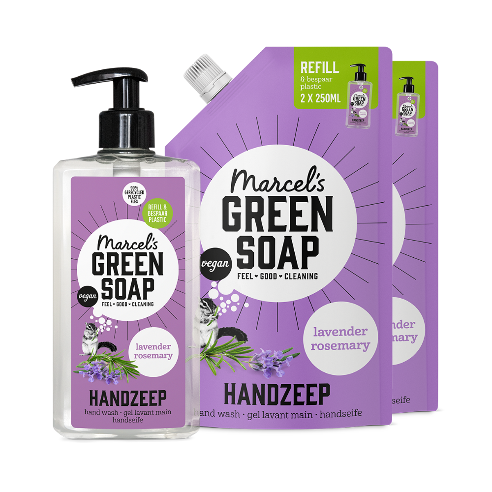 Handseife Nachfüllung Bündel Lavendel & Rosmarin