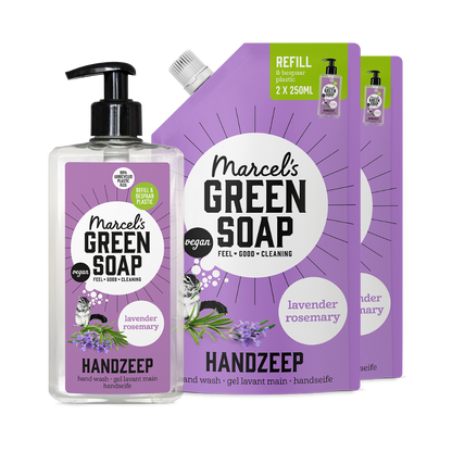 Handseife Nachfüllung Bündel Lavendel & Rosmarin