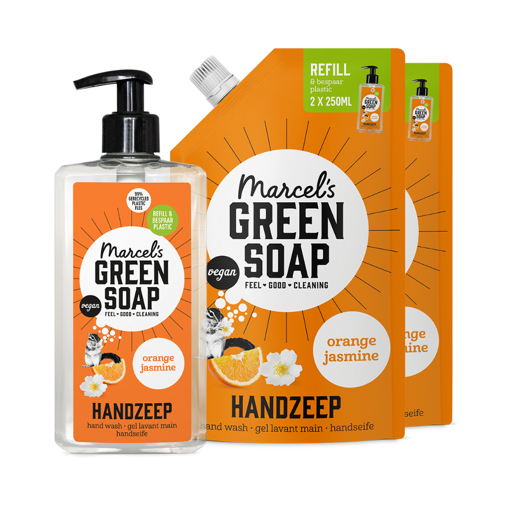 Hand Soap Refill Bundle Orange & Jasmine