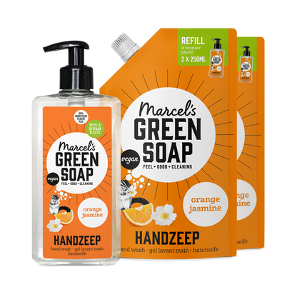 Hand Soap Refill Bundle Orange & Jasmine