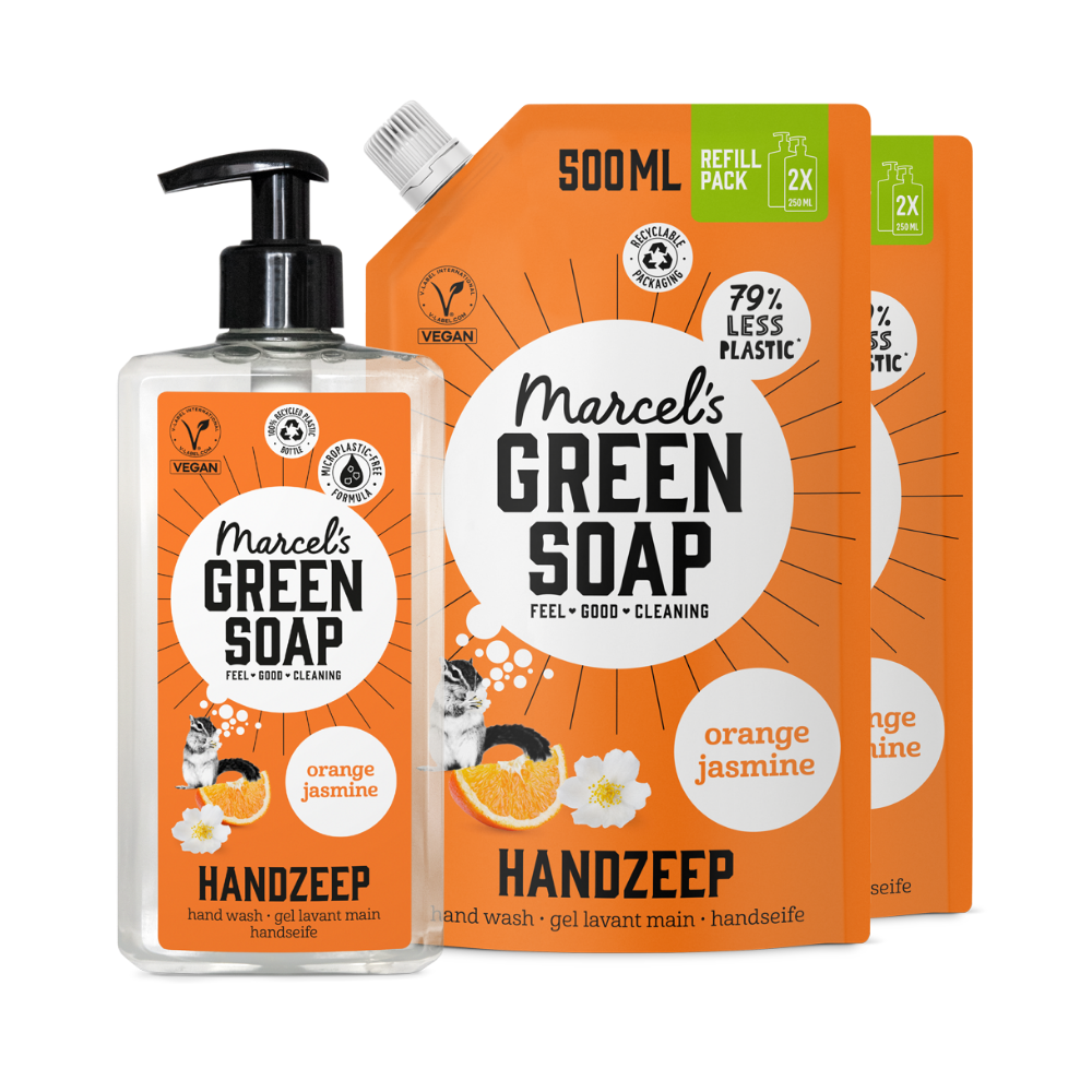 Hand Soap Refill Bundle Orange & Jasmine