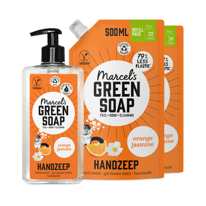 Hand Soap Refill Bundle Orange & Jasmine