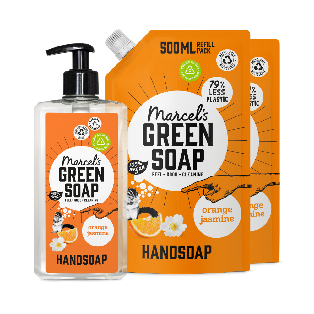 Hand Soap Refill Bundle Orange & Jasmine