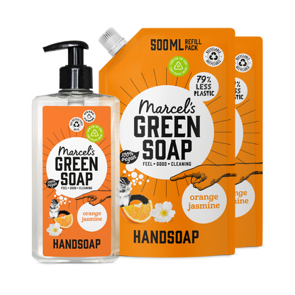 Hand Soap Refill Bundle Orange & Jasmine