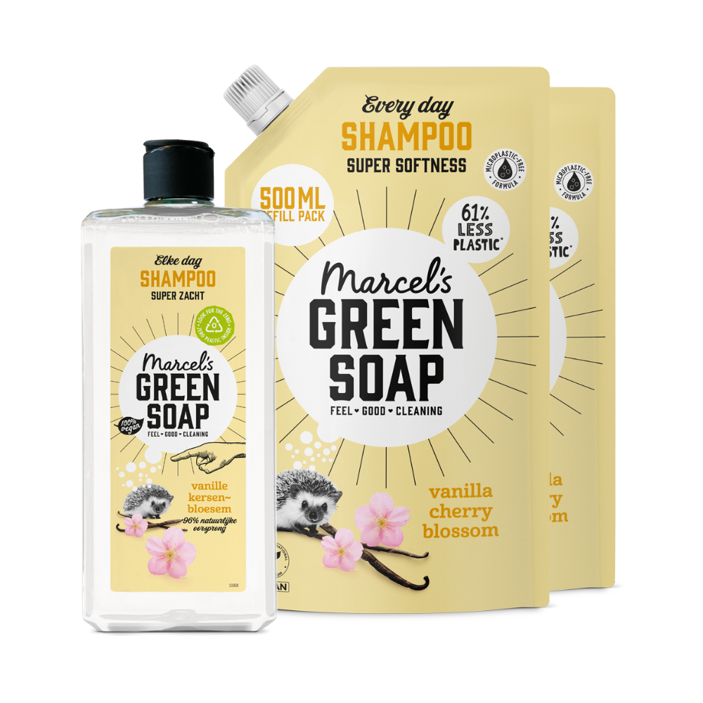 Shampoo Refill Bundle Vanilla & Cherry Blossom