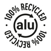 100% gerecycled alu