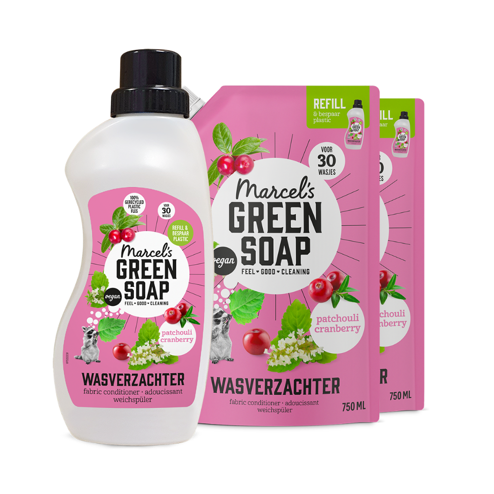 Fabric Softener Refill Bundle Patchouli & Cranberry