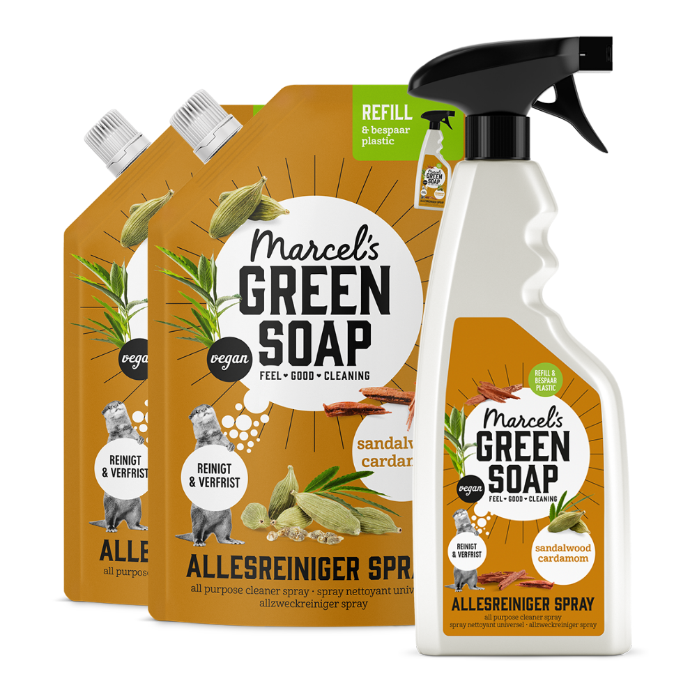 All Purpose Cleaner Spray Refill Bundle Sandalwood & Cardamom