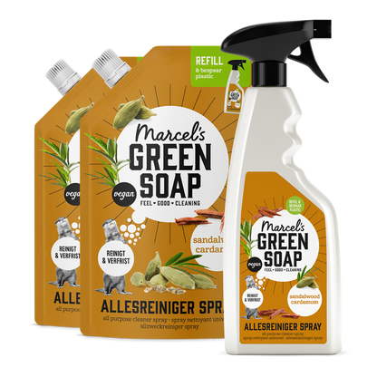 All Purpose Cleaner Spray Refill Bundle Sandalwood & Cardamom