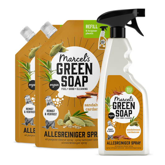 Allesreiniger Spray Navulbundel Sandelhout & Kardemom
