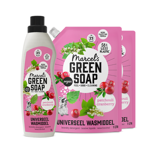Universeel Wasmiddel Navulbundel Patchouli & Cranberry