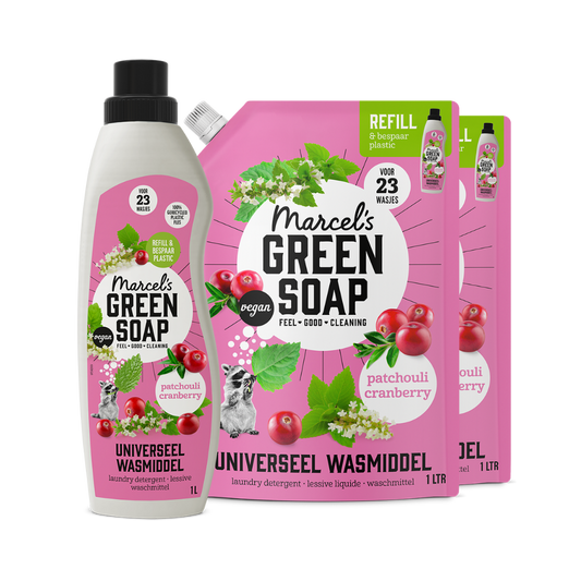 Universal Washing Liquid Refill Bundle Patchouli & Cranberry